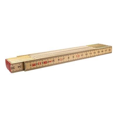 Meterstock 2M med 12 skarvar i björkträ (klass III)